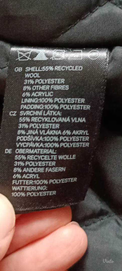 H&M vuneni unisex đubretarac,vel.46 NOVO