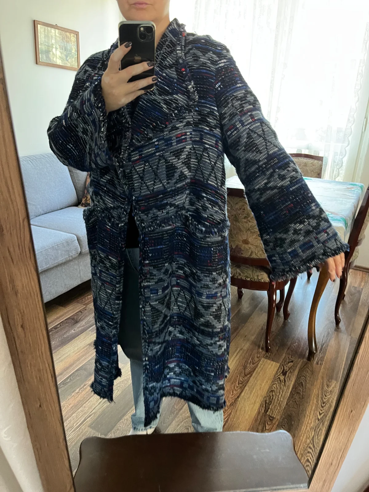 Zara pleteni kaput