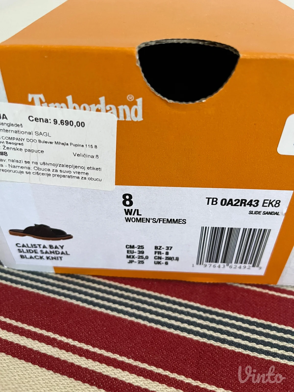 Timberland papuče