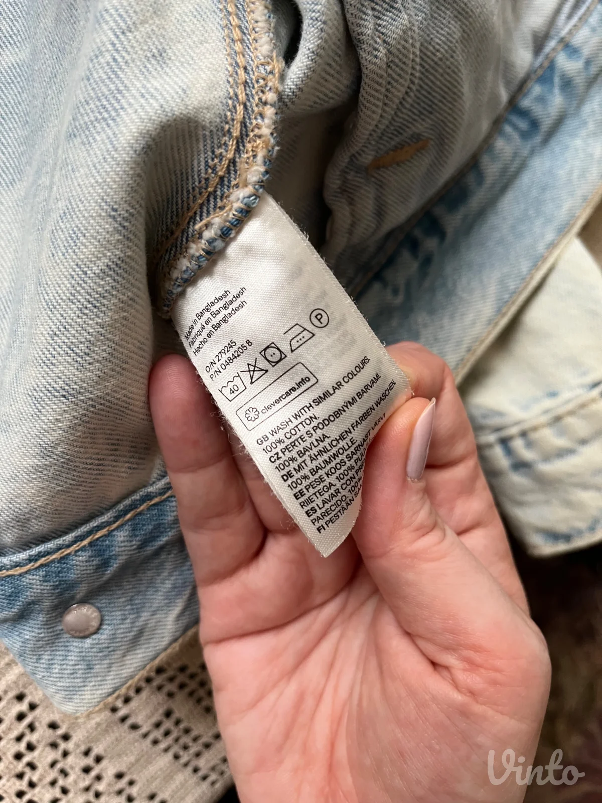 H&m teksas jakna
