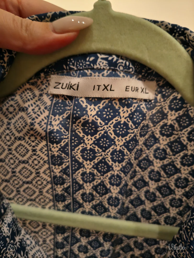 Plavo bela Zuiki haljina