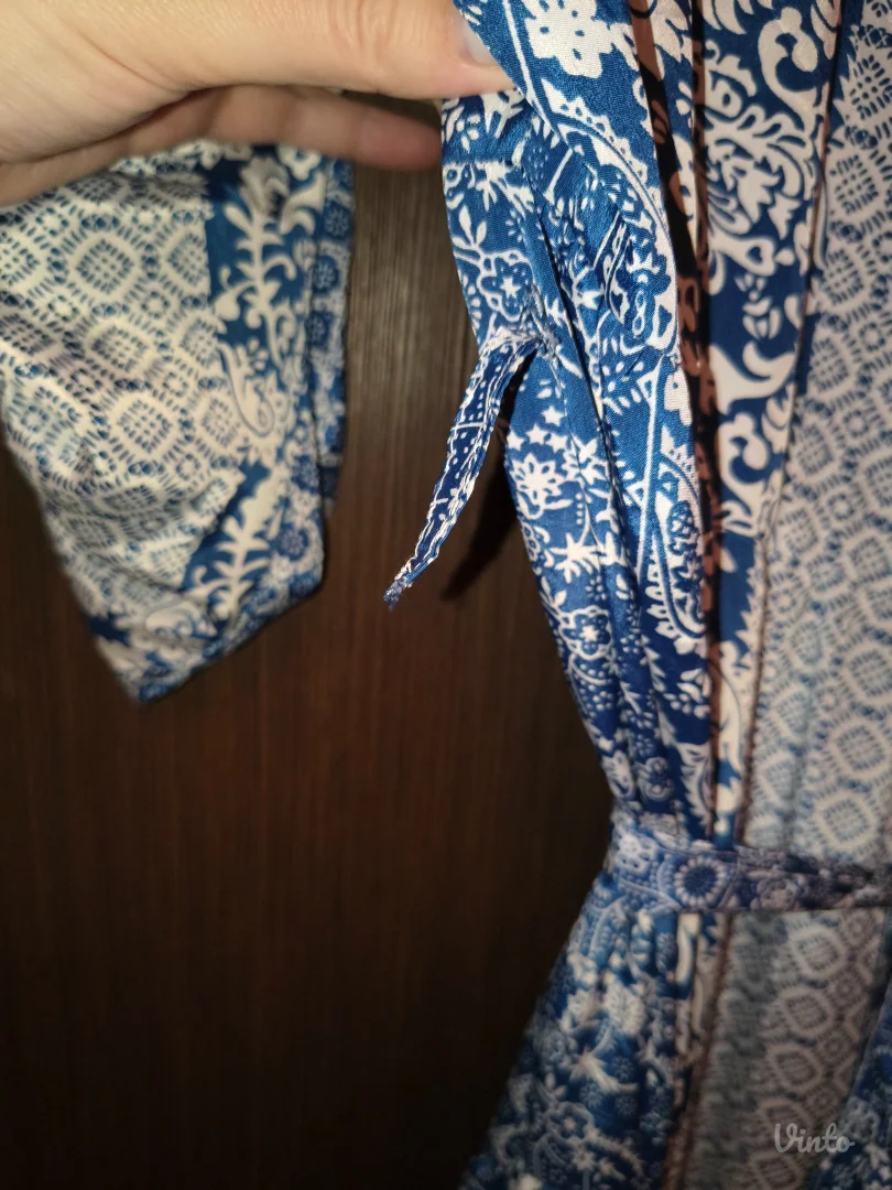 Plavo bela Zuiki haljina