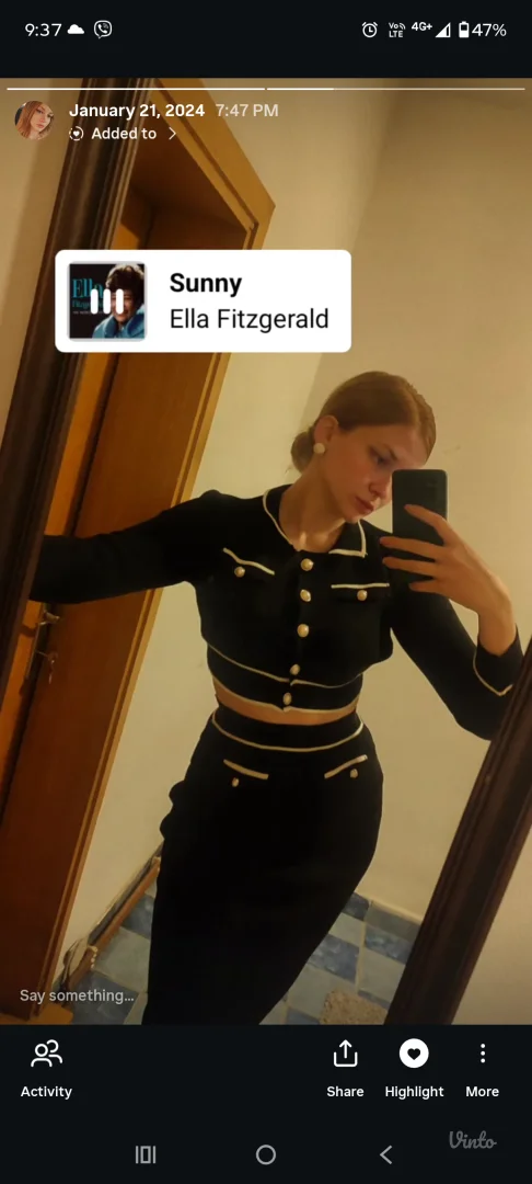 Vintage inspirisan komplet