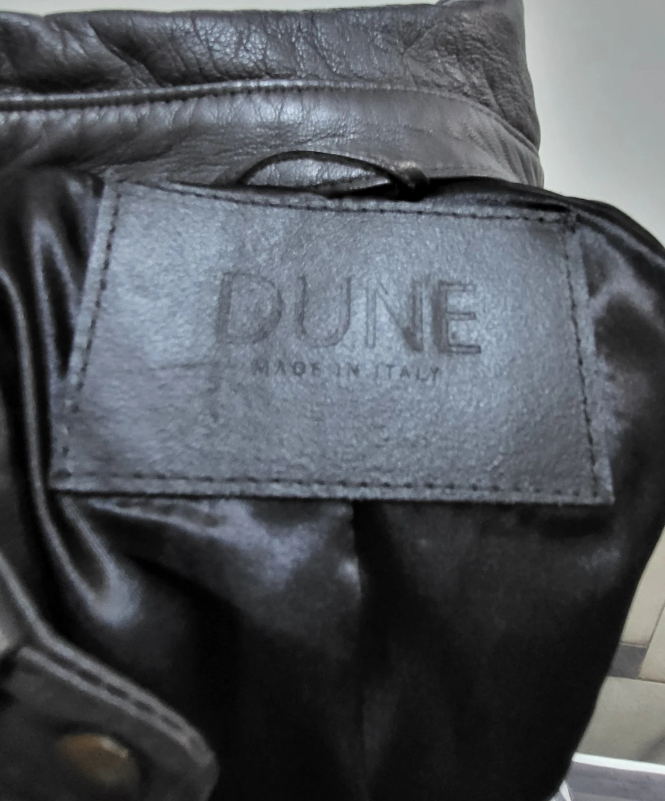 DUNE kožna košulja-jakna