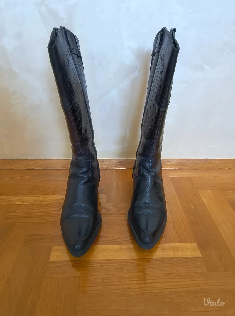 Čizme prava koža 36,5