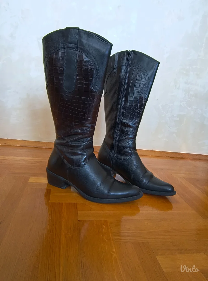 Čizme prava koža 36,5