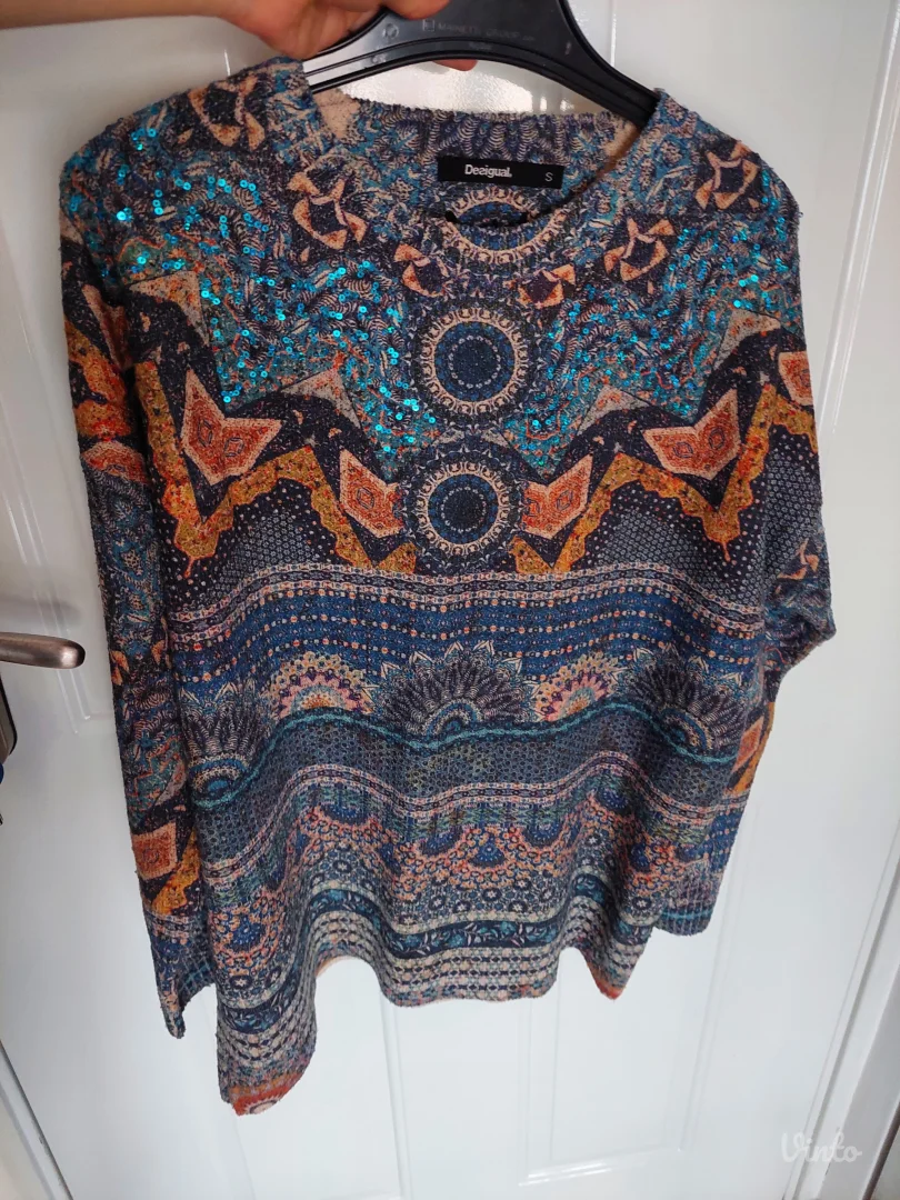 Desigual boho džemper