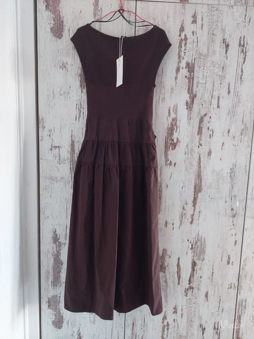 Zara nova braon haljina