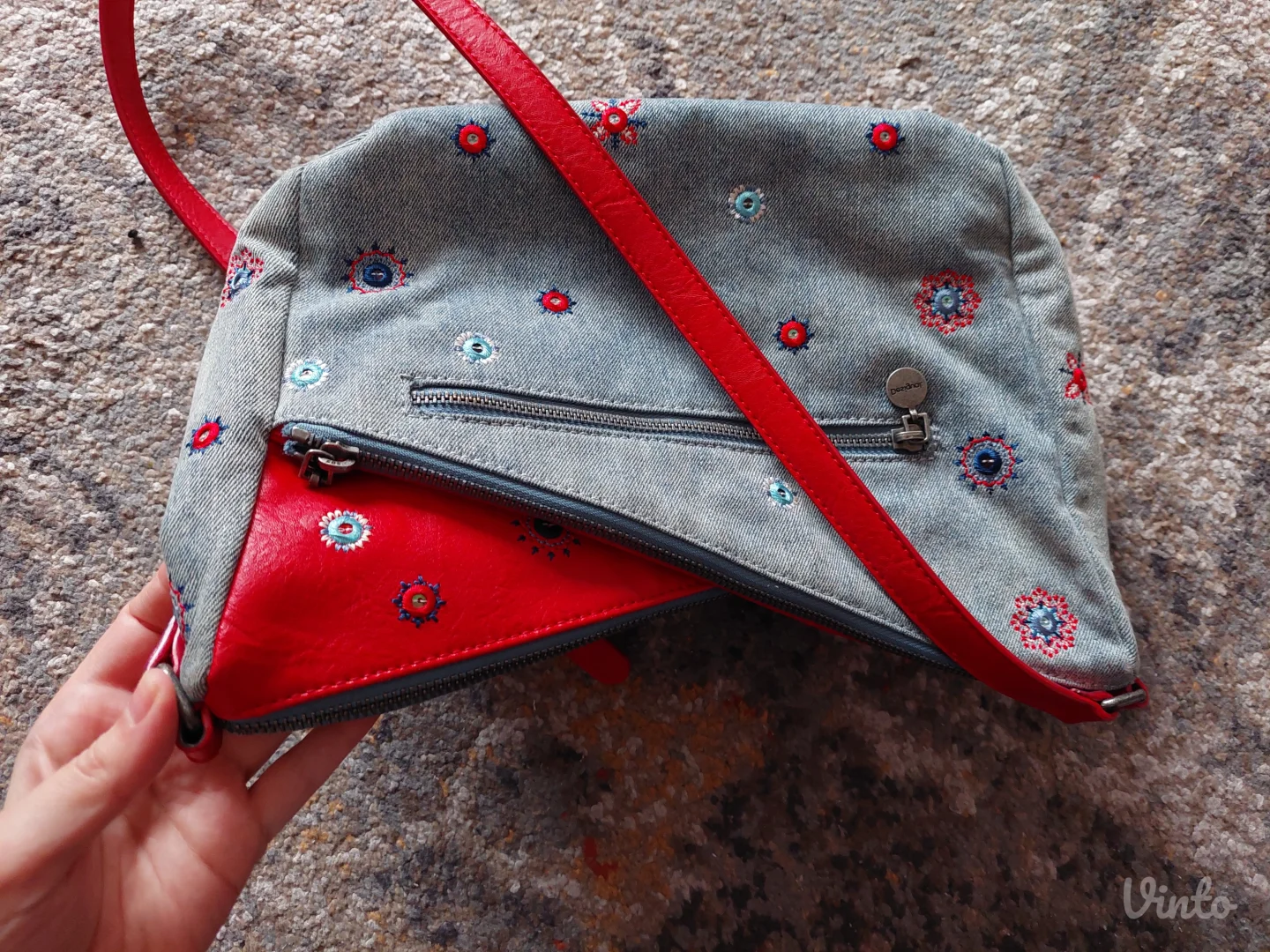 Desigual denim boho torba