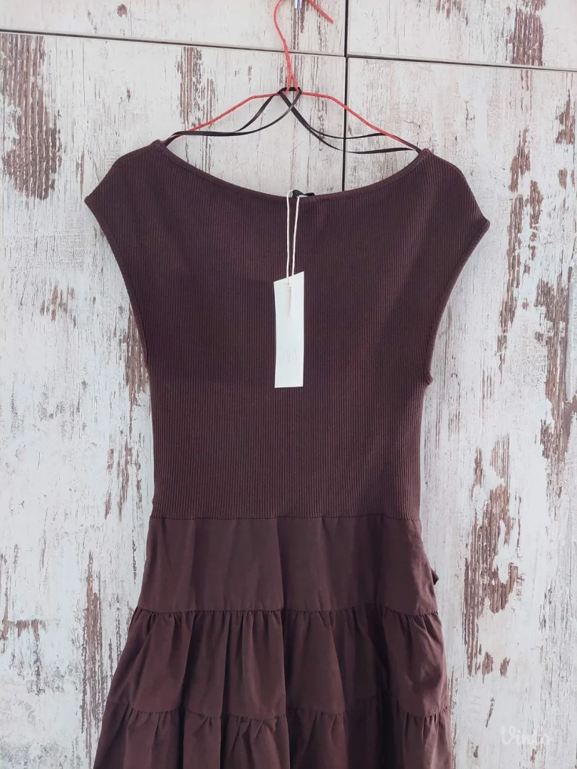 Zara nova braon haljina
