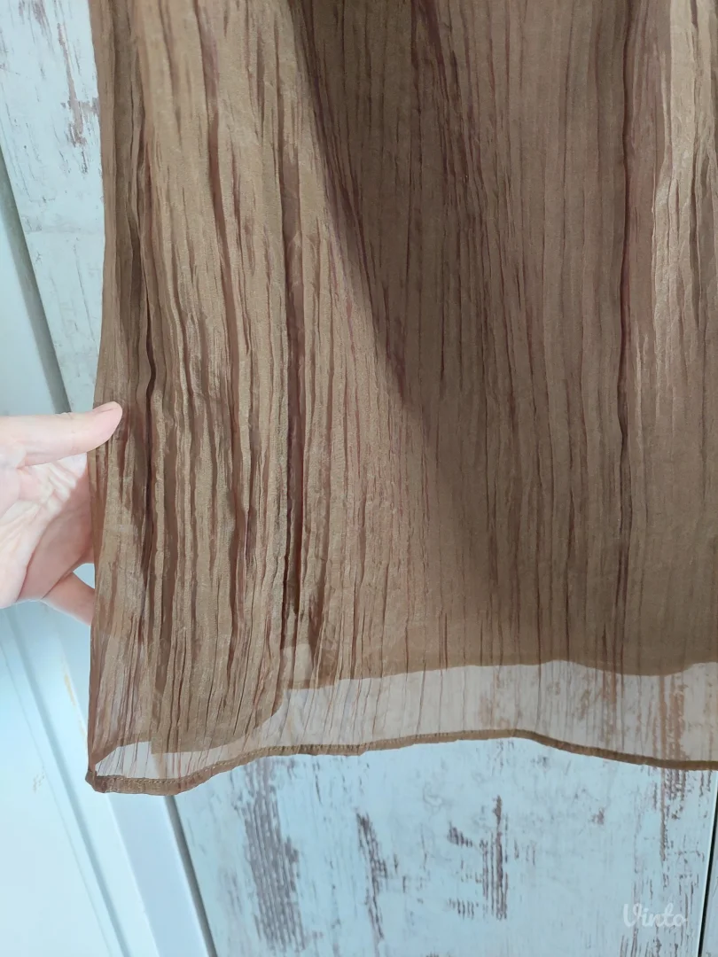 Zara maslinasta midi suknja