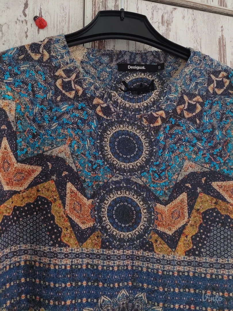 Desigual boho džemper