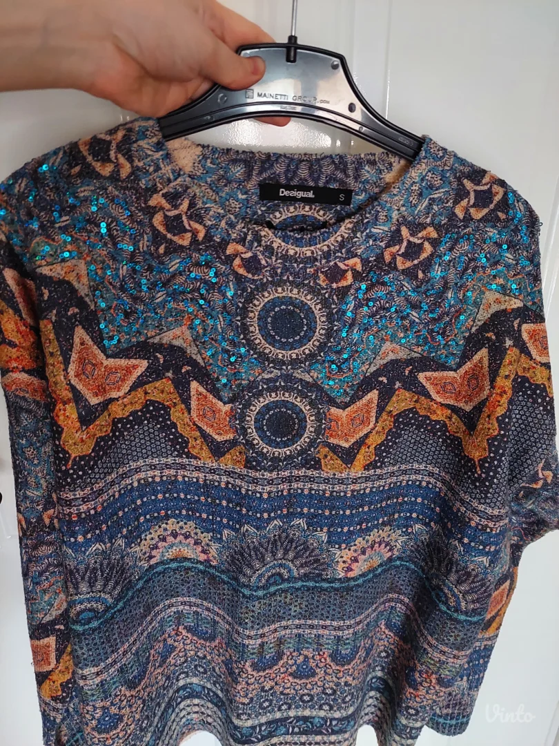 Desigual boho džemper