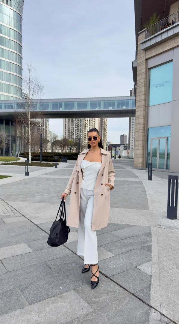 Bež mantil s/m i m/l