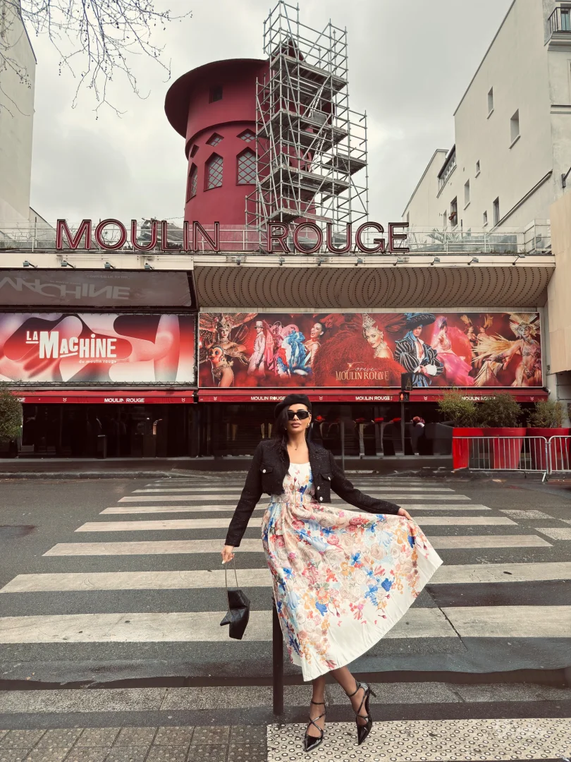 Cvetna UNI haljina sa pojasom