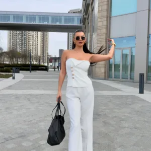 Komplet korset belo odelo