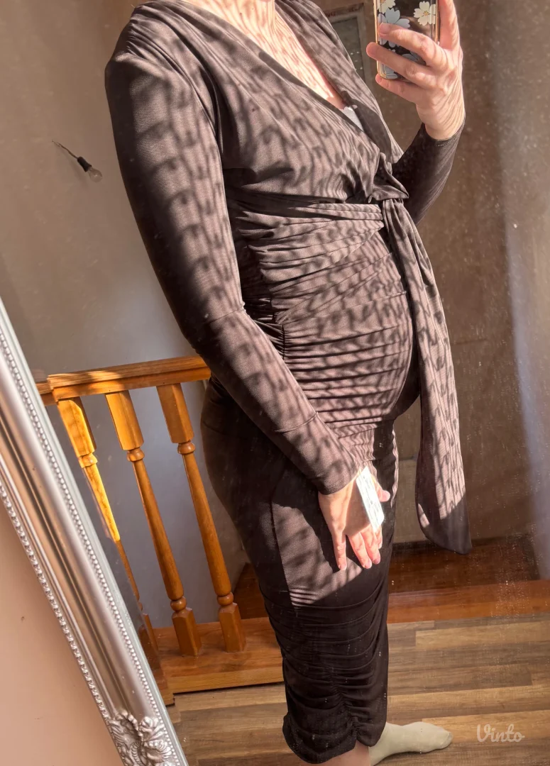 Haljina braon, nova sa etiketom