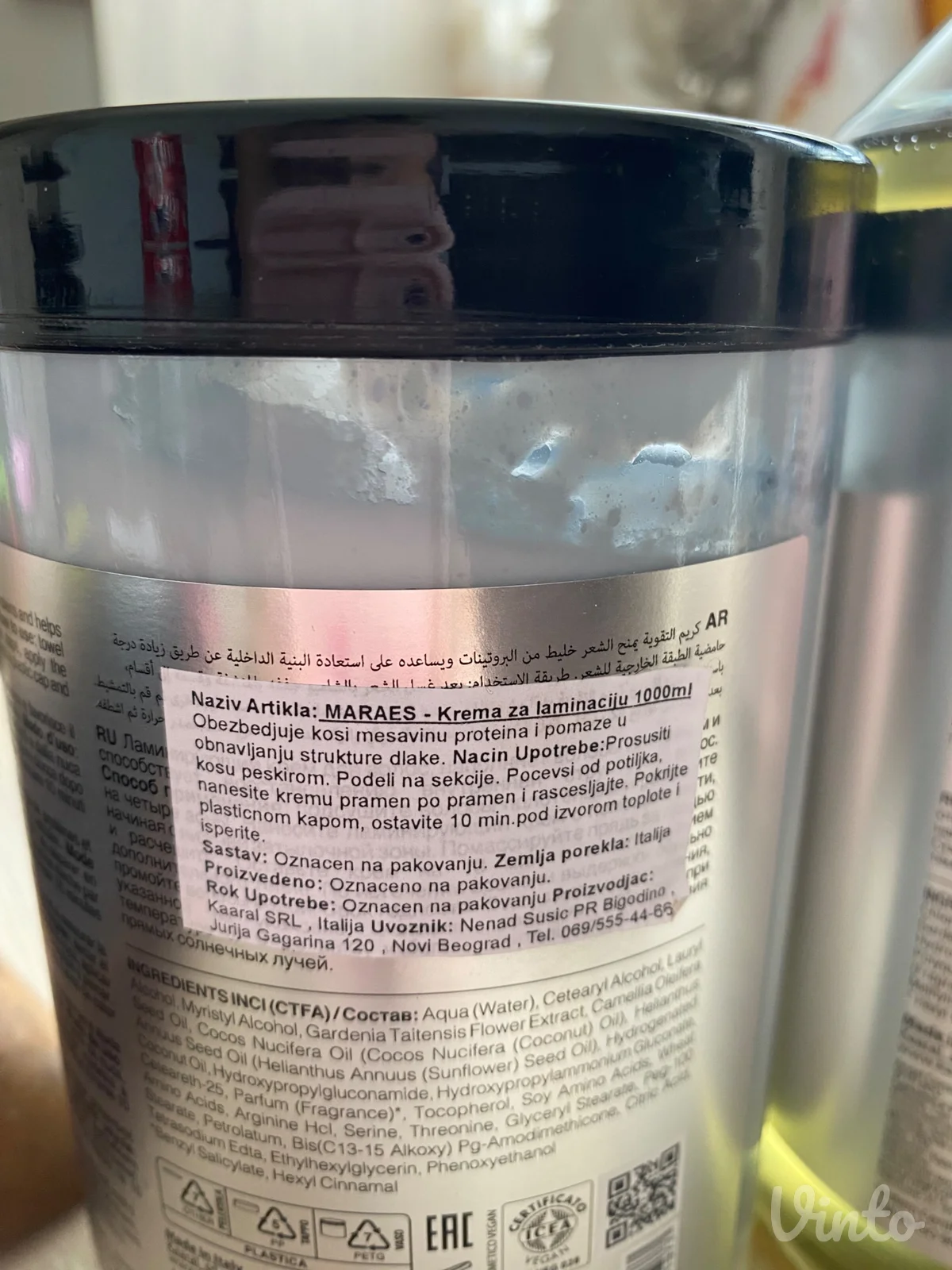 Maraes Lamino Care profesionalni tretman za laminaciju kose.