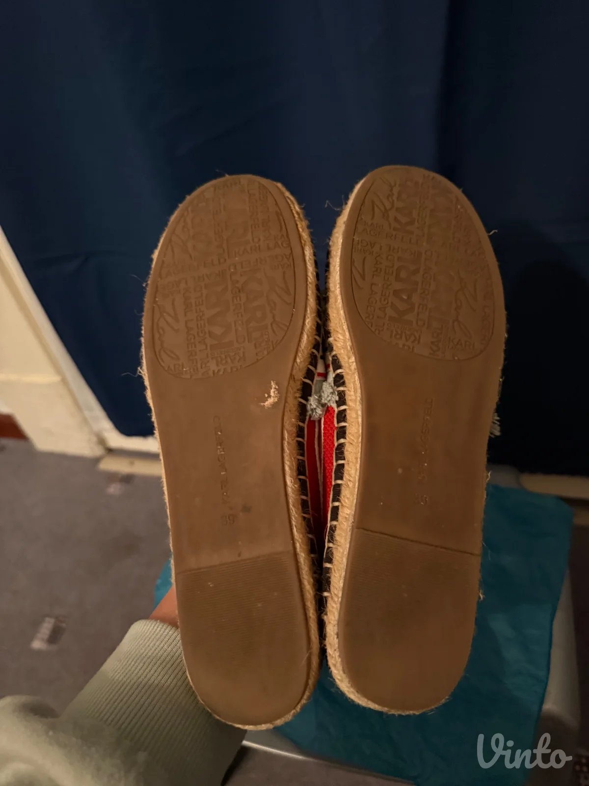 Karl Lagerfel espadrile