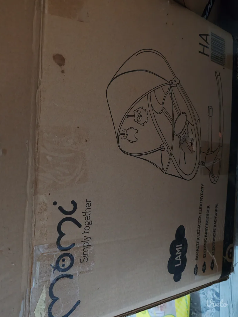 MoMi Kenani njihalica za bebe Dark Grey