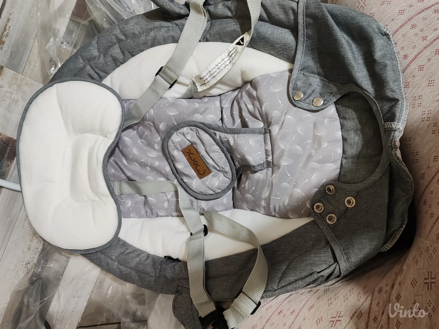 MoMi Kenani njihalica za bebe Dark Grey