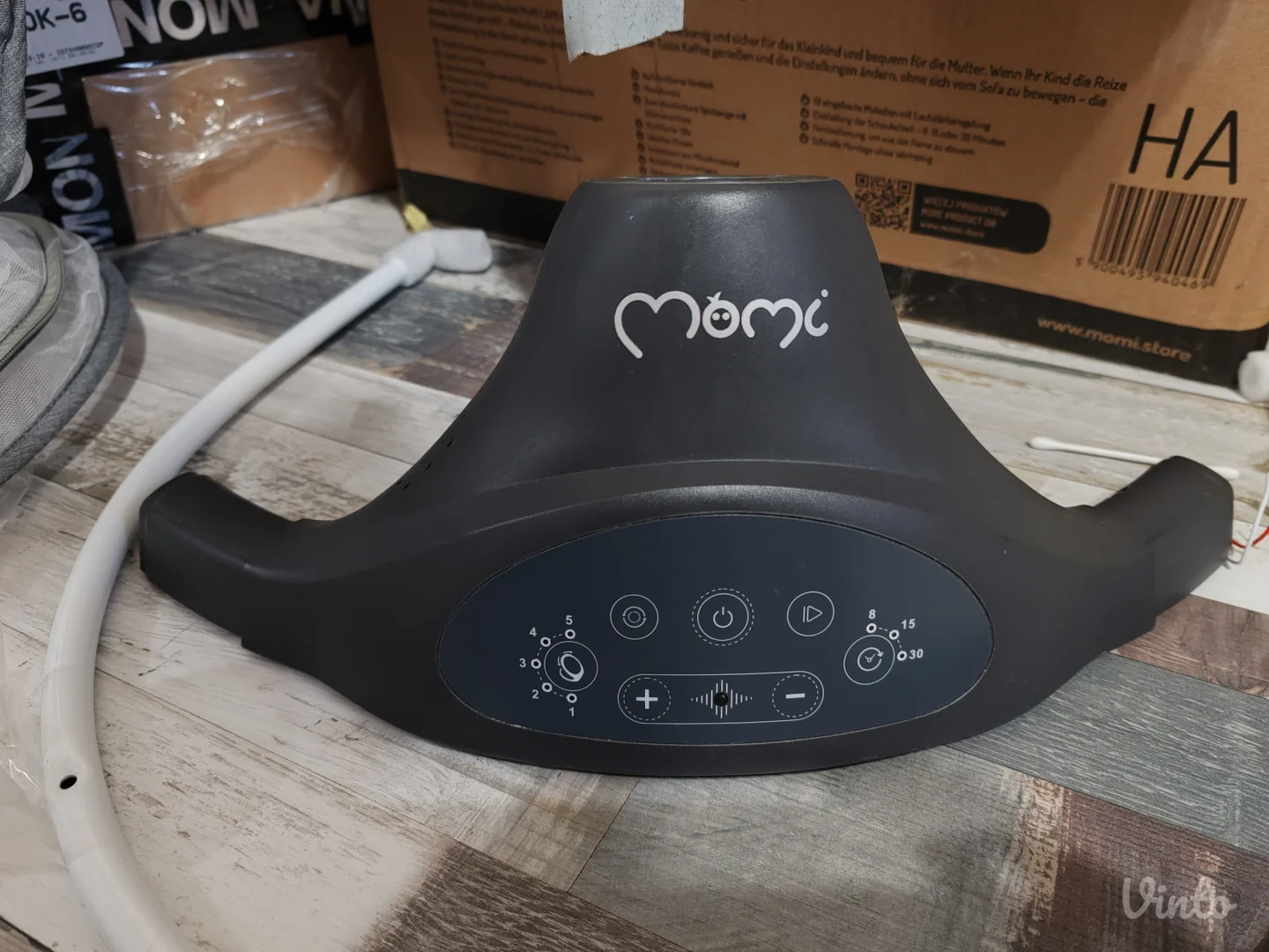 MoMi Kenani njihalica za bebe Dark Grey