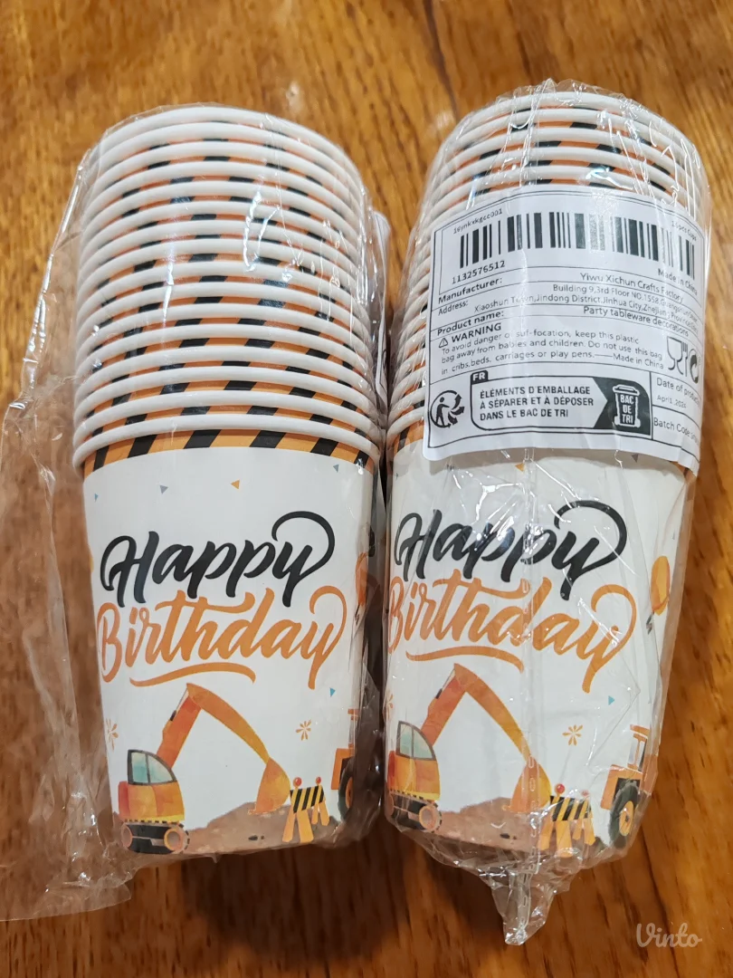 Set za rodjendan Bager