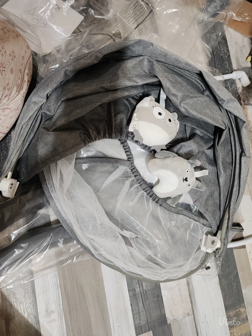 MoMi Kenani njihalica za bebe Dark Grey