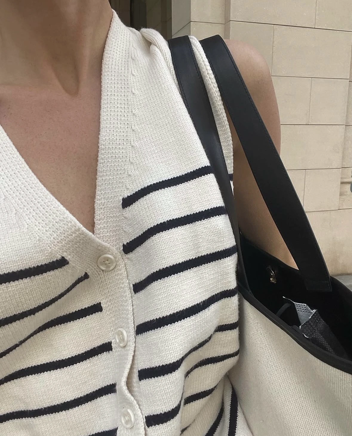 NOVO ZARA pleteni top na pruge