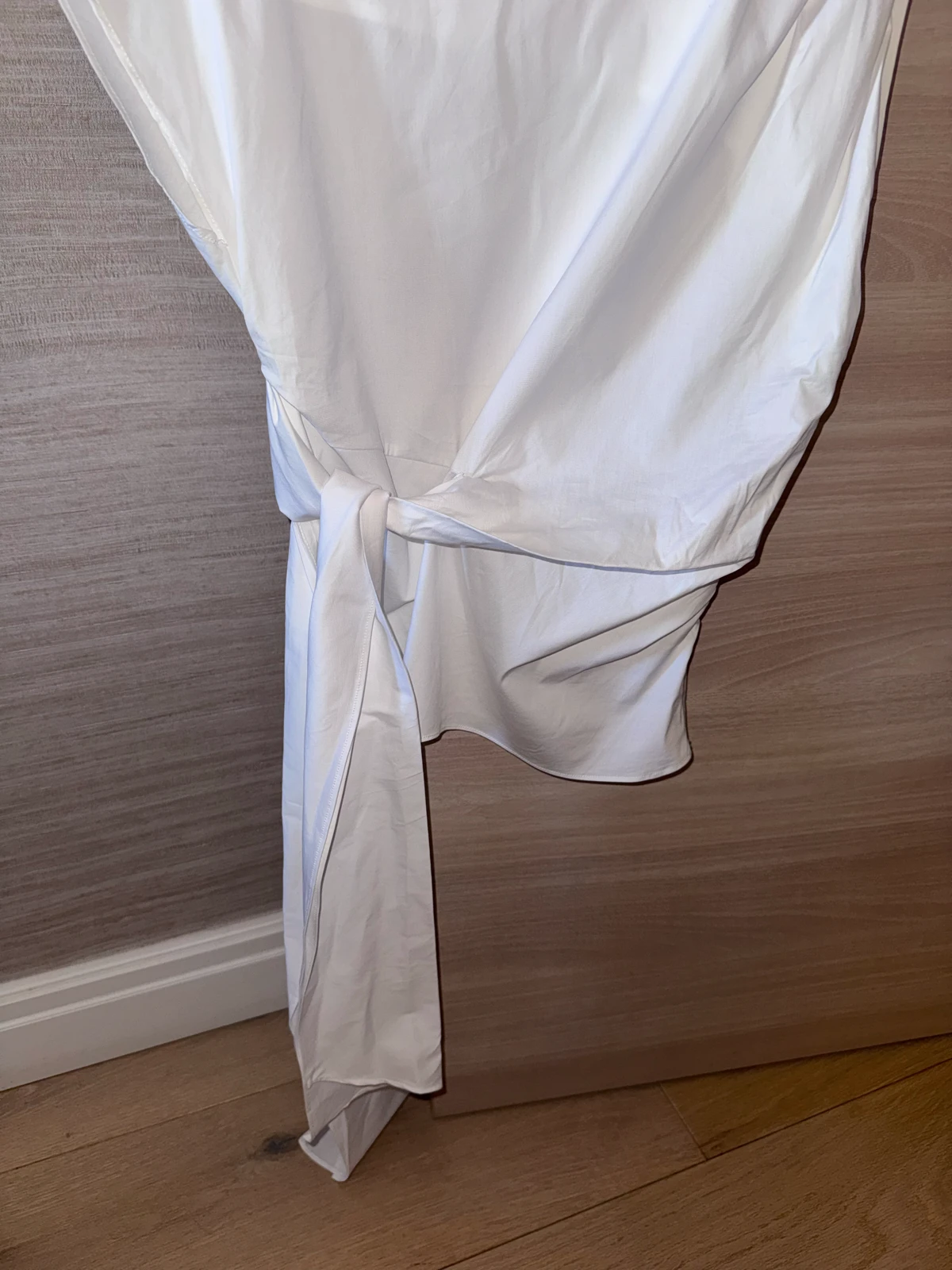 ZARA asimetrični pamučni top na jedno rame XS