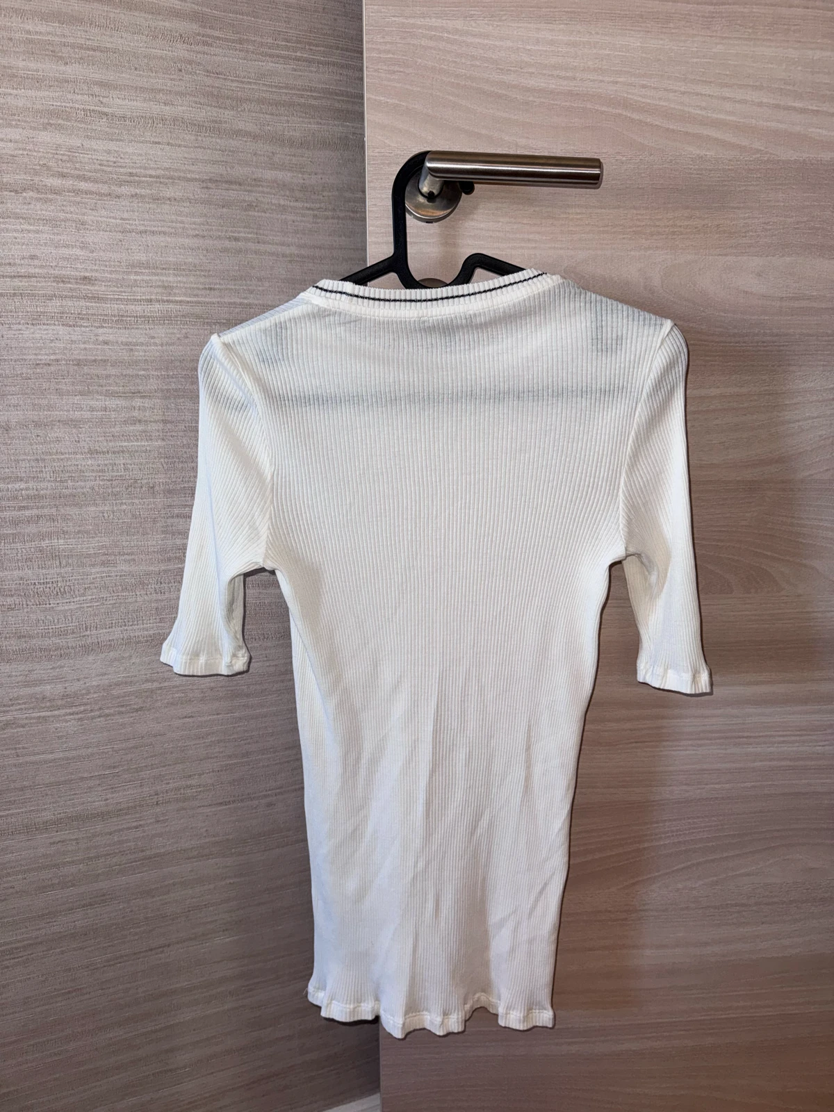 NOVO Massimo Dutti rebrasta bela majica vel S