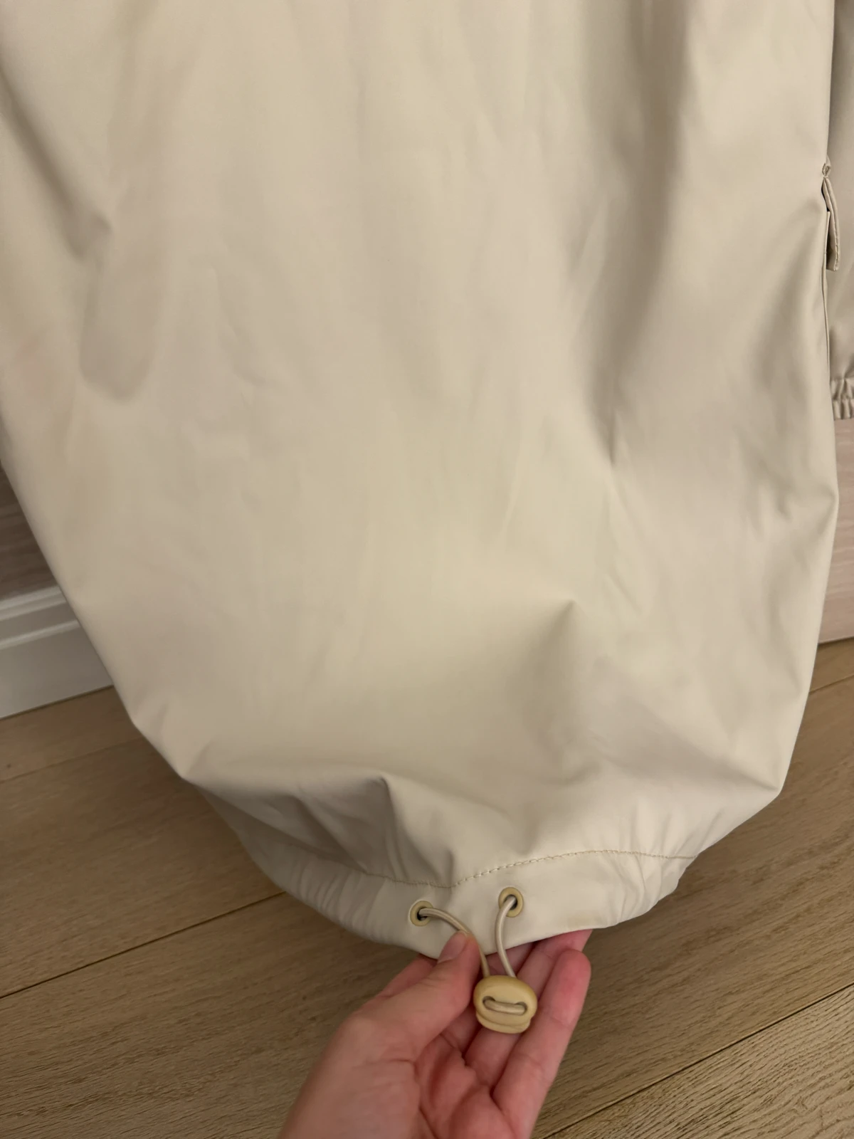Zara gumirani kišni mantil / jakna sa kapuljačom (vel. XS/S)