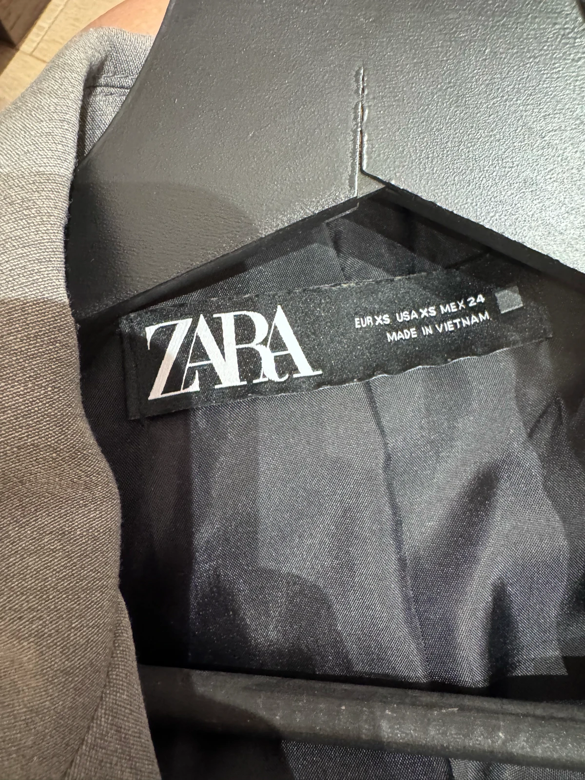 ZARA sivi oversized sako vel XS
