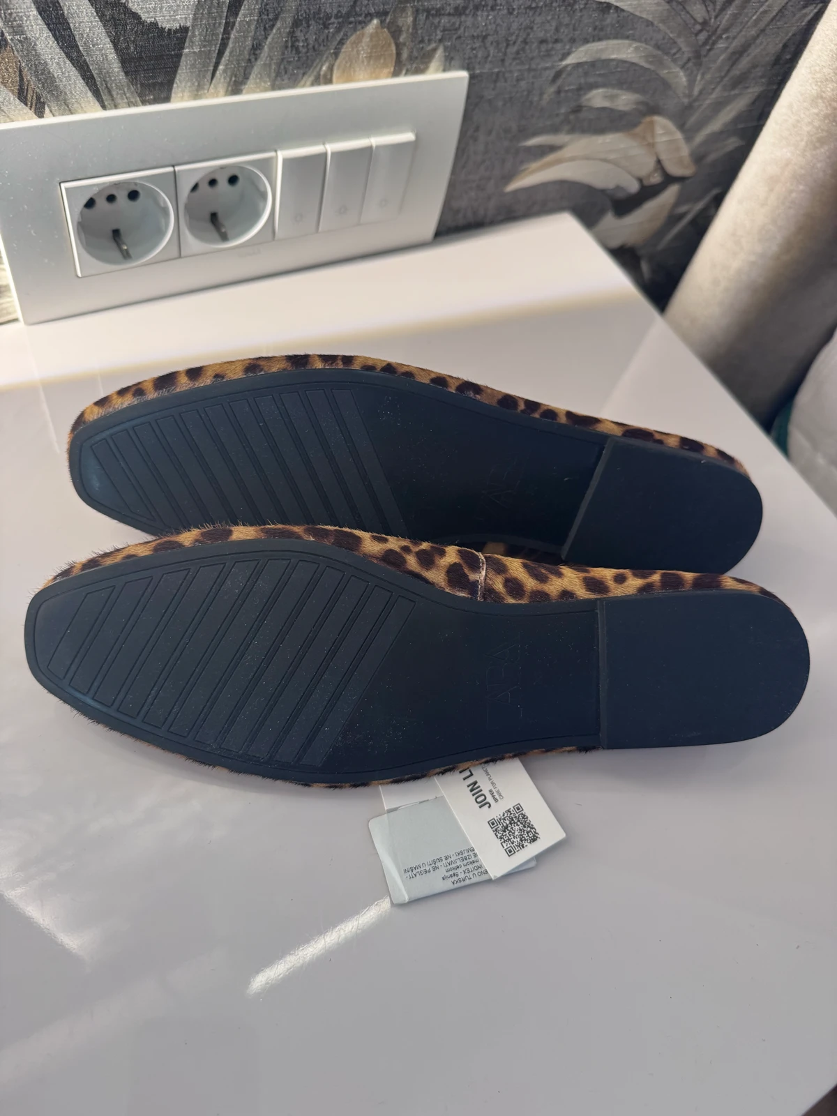Zara baletanke 38, animal print, sa etiketom
