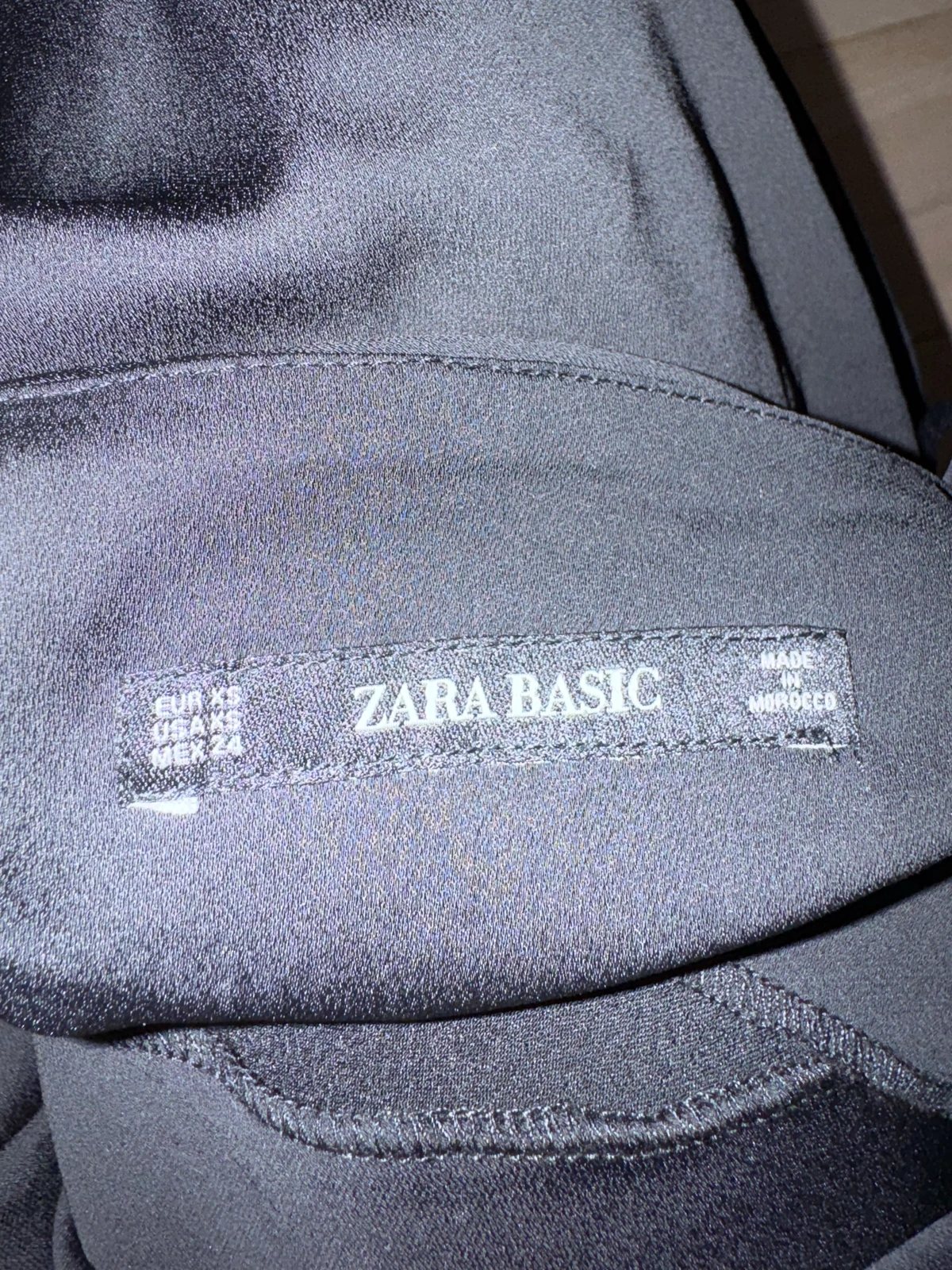 ZARA duga crna elegantna haljina na podešavanje