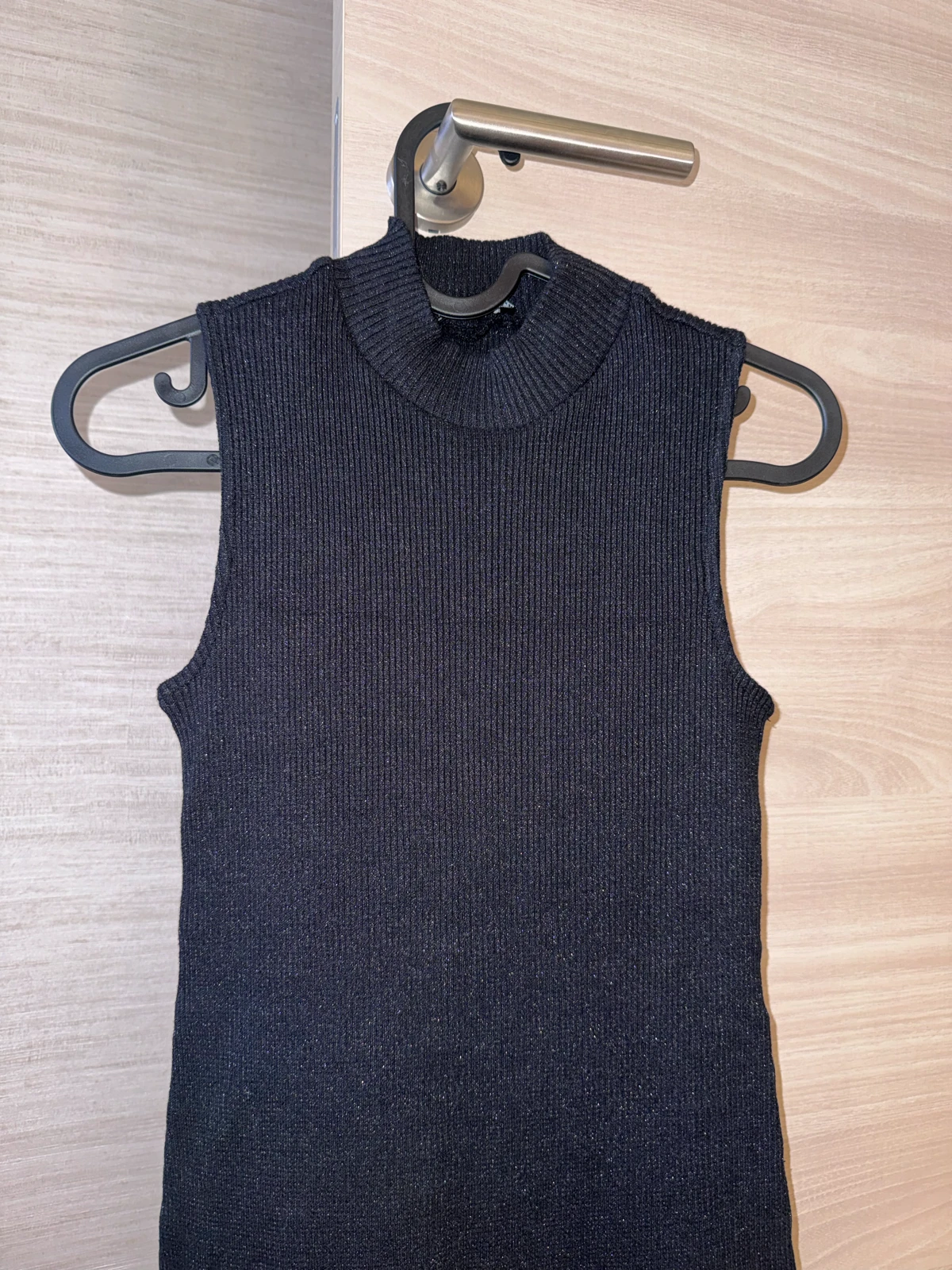 NOVO ZARA Trafaluc pletena maxi haljina sa rolkom vel S