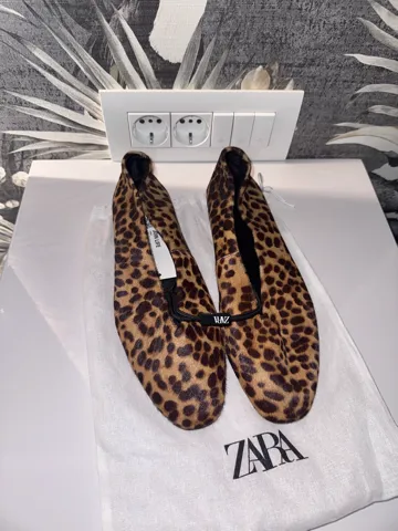 Zara baletanke 38, animal print, sa etiketom