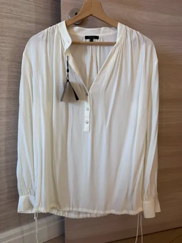 NOVO SA ETIKETOM Massimo Dutti bela bluza vel XS