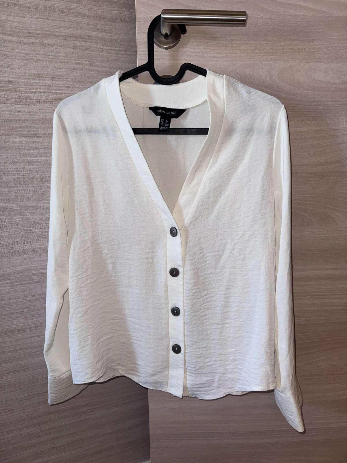 NEW LOOK bela elegantna bluza XS/S