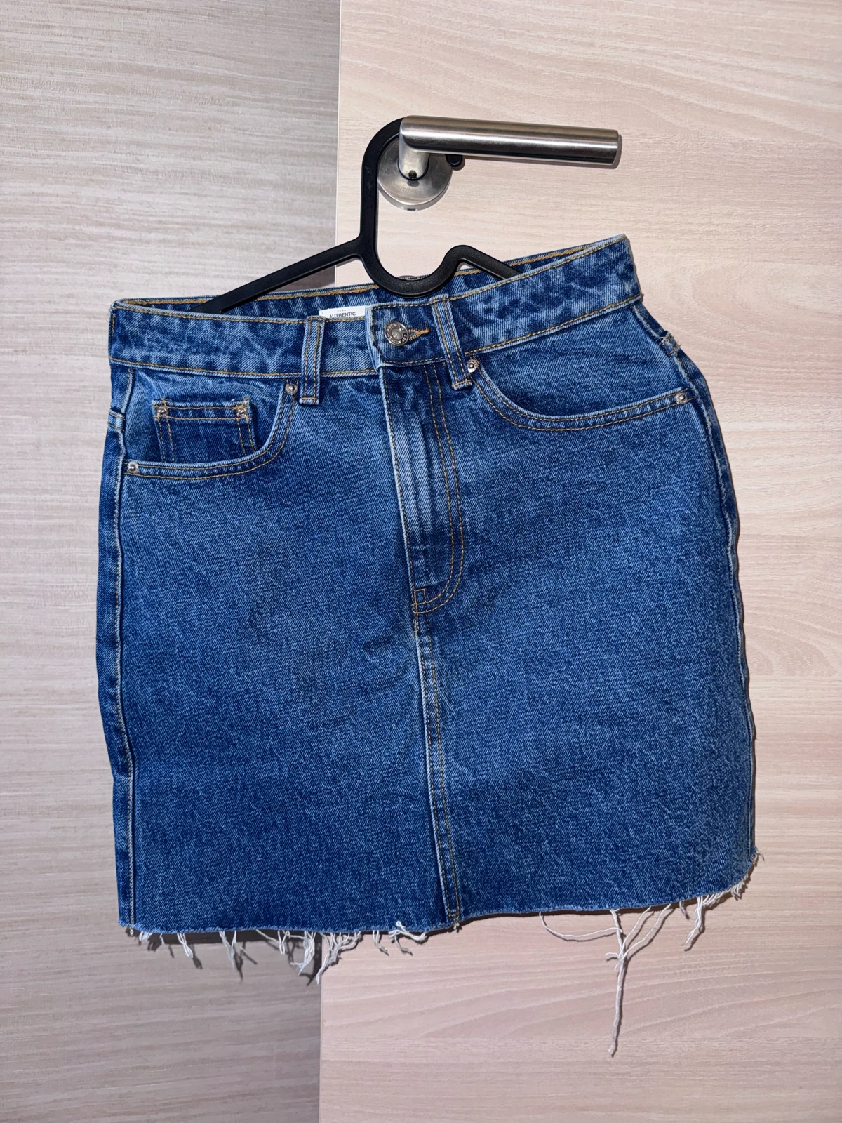 ZARA teksas mini suknja XS