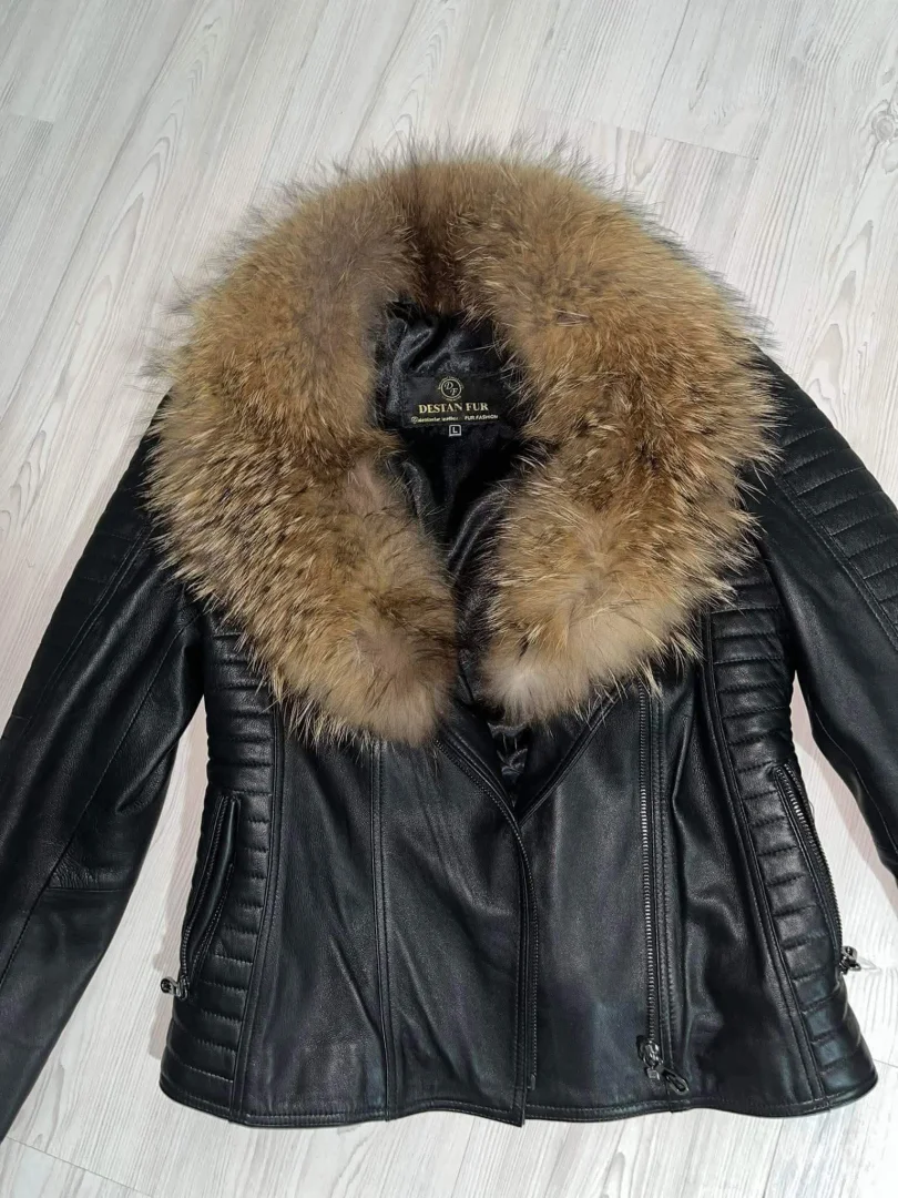 Nova kožna jakna sa krznom