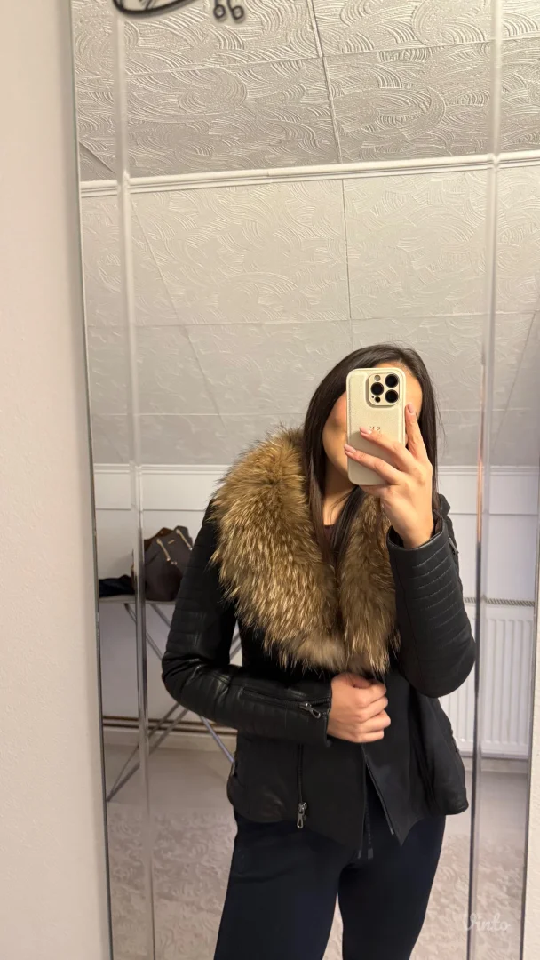Nova kožna jakna sa krznom