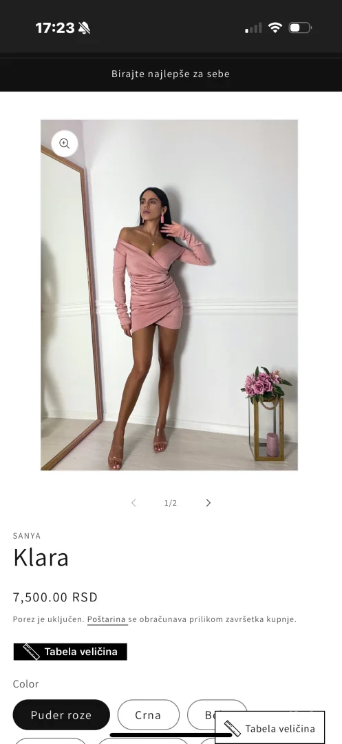 Sanya design haljina