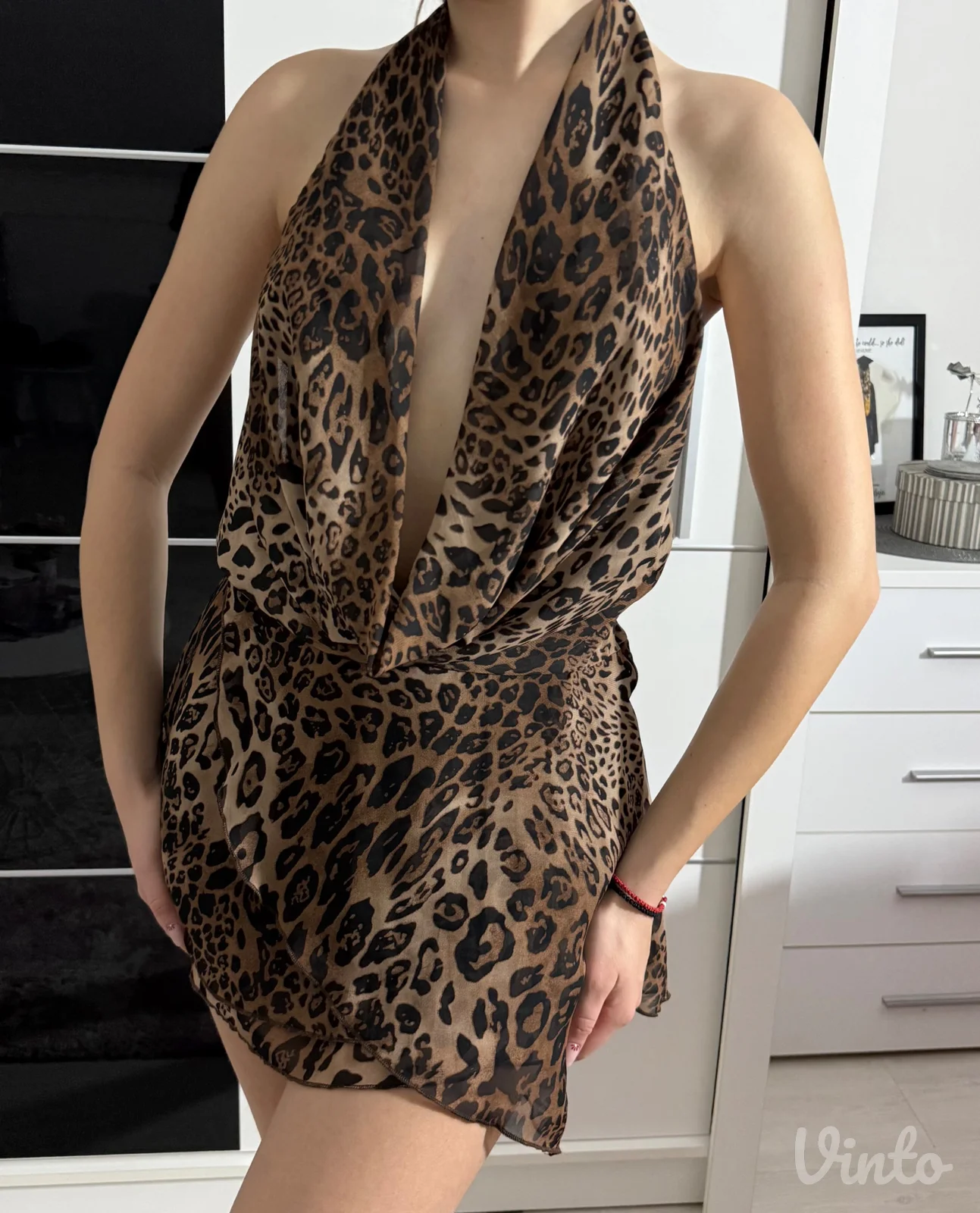 celeste haljina