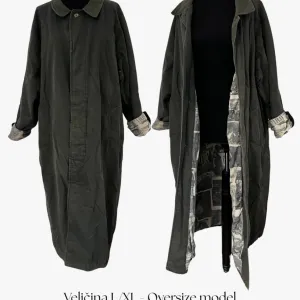 Retro trench mantil - Oversize