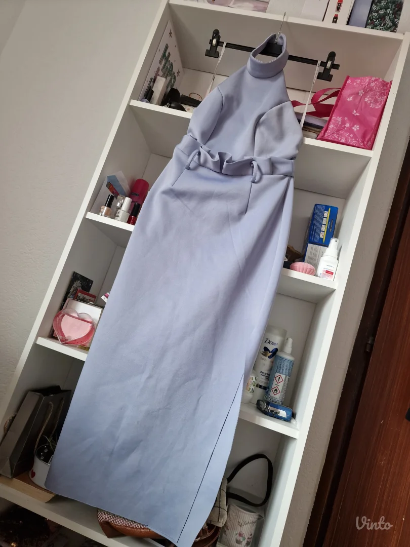 Asos elegantna svecana skuba midi haljina