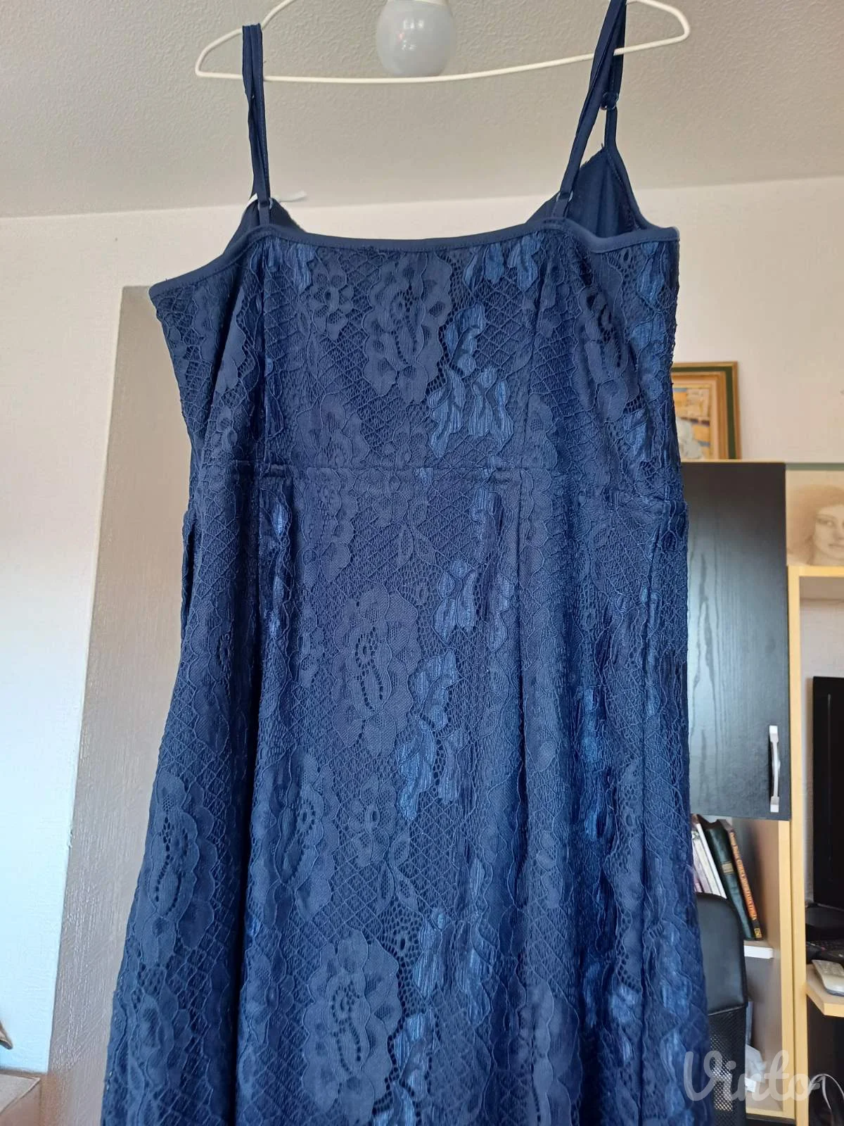 Nova teget elegantna midi svecana haljina Ax Paris