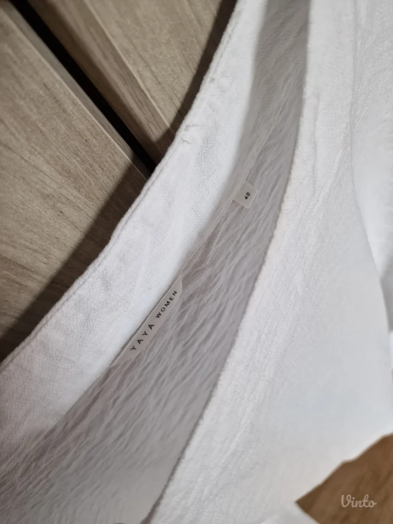 YAYA bela elegantna bluza od viskoze 40