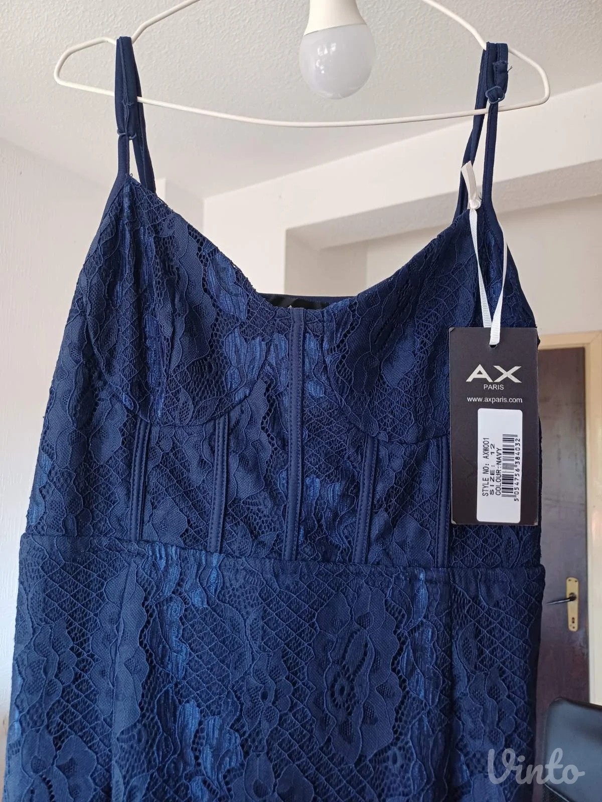 Nova teget elegantna midi svecana haljina Ax Paris