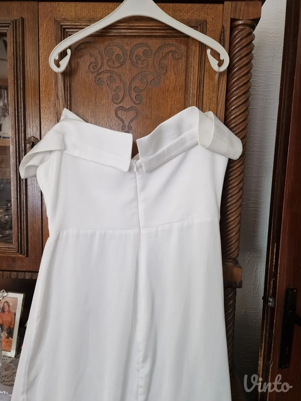 Nova elegantna svecana bela haljina sa etiketom XL